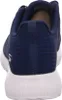 The back view of a blue Skechers Bobs Squad training shoe with a white sole. Anteprima dell’immagine prodotto