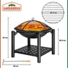 GARDEBRUK Feuersschale mit Funkenschutz Abdeckung Produktbild-Vorschau 5