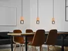 Kleine moderne Pendelleuchte 1-flammig mit Holz & Rauchglas Produktbild-Vorschau 9