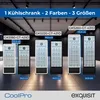 Exquisit Glastürkühlschrank GKS260-GT-431D weiß | 280 l Produktbild-Vorschau 7