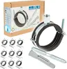 tecuro Einhand Schraubrohrschelle 57-61mm, Stockschr. M8 x Produktbild-Vorschau 1