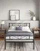 A bedroom scene featuring a metal bed frame with bedding. Náhled obrázku produktu