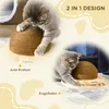 Jouet interactif pour chat PawHut, modèle 2-en-1, griffoir, Voir les images du produit 4