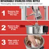 Instructions for cleaning a stainless steel kettle. Náhľad obrázku produktu