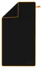 NCR12 Zwarte microvezel handdoek, 180x100 cm, Nils Camp Productafbeelding-voorbeeld 1