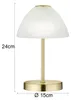 Tafellampje Queen 24cm messing mat Productafbeelding-voorbeeld 9