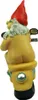 Nackter Zwerg auf dem Roller Gartenzwerg H 28cm Gartenfigur Produktbild-Vorschau 5