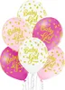 Luftballon Ø30cm "Baby Girl"| 6 Stück Babyparty Dekoration Produktbild-Vorschau 1