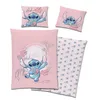 Disney Stitch Bettwäsche 135x200 80x80 cm Rosa aus 100% Produktbild-Vorschau 7