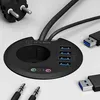 RaidSonic ICY BOX Tisch-Hub, 4x USB-A 3.0, Audio, Schuko Produktbild-Vorschau 2