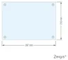 Firmenschild Namensschild Acrylglas DIN A4 – inkl. 4 Produktbild-Vorschau 6
