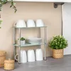 bremermann Glas-Regal, Küchenregal 2 Ebenen, Produktbild-Vorschau 2