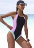 LASCANA ACTIVE Badeanzug schwarz-rosa Größe 42 Produktbild-Vorschau 2