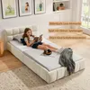 Sweiko lit simple 90x200 cm, lit d'enfant avec housse Voir les images du produit 3