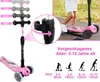 YOLEO Scooter Dreiradscooter mit LED Räder, Hinterbremsen, Produktbild-Vorschau 2
