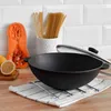 Wok da 3,7 L, Ø 28 cm, padella in ghisa, pentola asiatica Anteprima dell’immagine prodotto 5