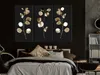 Italienischer Leinwand Leinwandbild - Golden Dusk (3 Parts) Produktbild-Vorschau 2