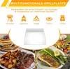 ROSEJANE Edelstahl Grillplatte 30 × 40 × 4 cm – BBQ Plancha Produktbild-Vorschau 6