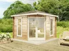 Alpholz 5-Eck Gartenhaus Liwa Compact Gartenhaus aus Holz, Produktbild-Vorschau 1