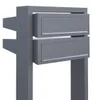 Briefkastenanlage Stairs for Two in Grau Metallic Produktbild-Vorschau 1
