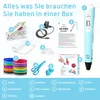 Fleau Kids 3D Stift Starter Pack Blau L - 36m Filament - 12 Produktbild-Vorschau 2