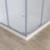 MIQU Duschkabine Eckeinstieg 100x100x185 cm Duschwand mit Produktbild-Vorschau 7