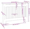vidaXL Heizkörperverkleidung 112x19x81,5 cm Holzwerkstoff Produktbild-Vorschau 8
