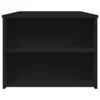 vidaXL Table basse noire 102x55x42 cm Bois composite Voir les images du produit 5