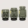 Three car seats are displayed side-by-side against a light gray background. Produktbild-Vorschau