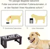 Rutschfeste Hunde-Futterstation Grau 58,4x30,5x25,4cm 2L Produktbild-Vorschau 4