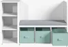 Kinderregal mit Sitzbank 'Høylandet' mit Kissen 76 x 112 x Produktbild-Vorschau 5