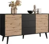 A product shot of a sideboard on a white background. Produktbild-Vorschau