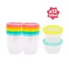 Lebensmittelbehälter Badabulle 250 ml 12 Stück Produktbild-Vorschau 2