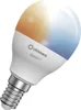 A close-up studio shot of a smart LED light bulb. Náhled obrázku produktu