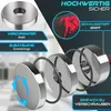 RE:SPORT® 2er Hanteln Set aus massivem Stahl Rot 2 x 10kg | Produktbild-Vorschau 3