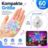 Mini LED Lichter, 60 Stück farbige Leuchtkugeln mit Produktbild-Vorschau 4