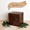 Caja de madera con cierre para bodas de Creative Deco, 29 x Vista previa de la imagen del producto 2