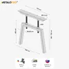 MetaloPro 2 sztuki metalowych nóg stołowych, czarne, 72 cm Podgląd zdjęcia produktu 3