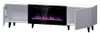 Meuble TV PAFOS EF avec cheminée électrique 180x42x49 cm Voir les images du produit 2