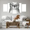 Bild auf Leinwand - Leinwandbild - Mode Design Eule Produktbild-Vorschau 6