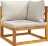 vidaXL 2-tlg. Garten-Sofa-Set mit Kissen Massivholz Akazie Produktbild-Vorschau 7