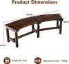 A diagram showing the dimensions of a wooden garden bench. Náhled obrázku produktu