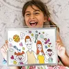 NicPro Dry-Löschen Mini Whiteboard A3, doppelseitiger Produktbild-Vorschau 6