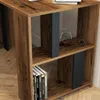 Skye Decor, Lima - Walnut, Anthracite, bureau, noyer, 100 % Voir les images du produit 4