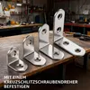 Winkelverbinder Edelstahl 20x20mm 90 Grad L-Form 20 Stück Produktbild-Vorschau 7