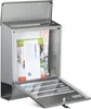Relaxdays Briefkasten Edelstahl mit Zeitungsfach, Produktbild-Vorschau 3