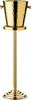 EDZARD Sektkühler Capri mit Ständer in gold H 83cm Produktbild-Vorschau 1