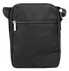 A black shoulder bag is shown from the front against a white background. Produktbild-Vorschau