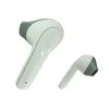 A pair of white and gray wireless earbuds are shown against a white background. Produktbild-Vorschau