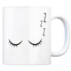 Tassengesichter Kaffeebecher mit schlafendes Gesicht Motiv Produktbild-Vorschau 4